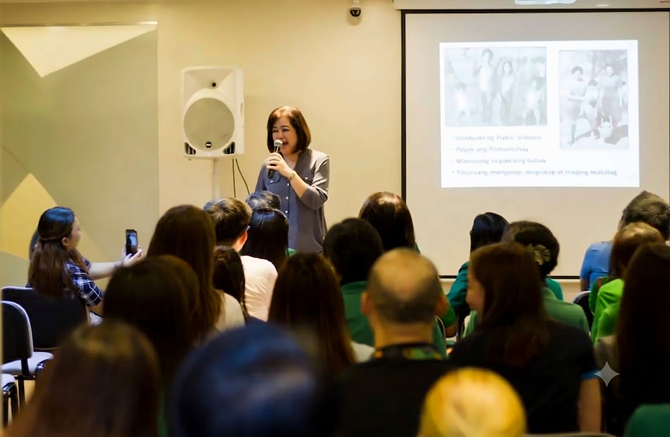 Photo from an MCV speaking event
